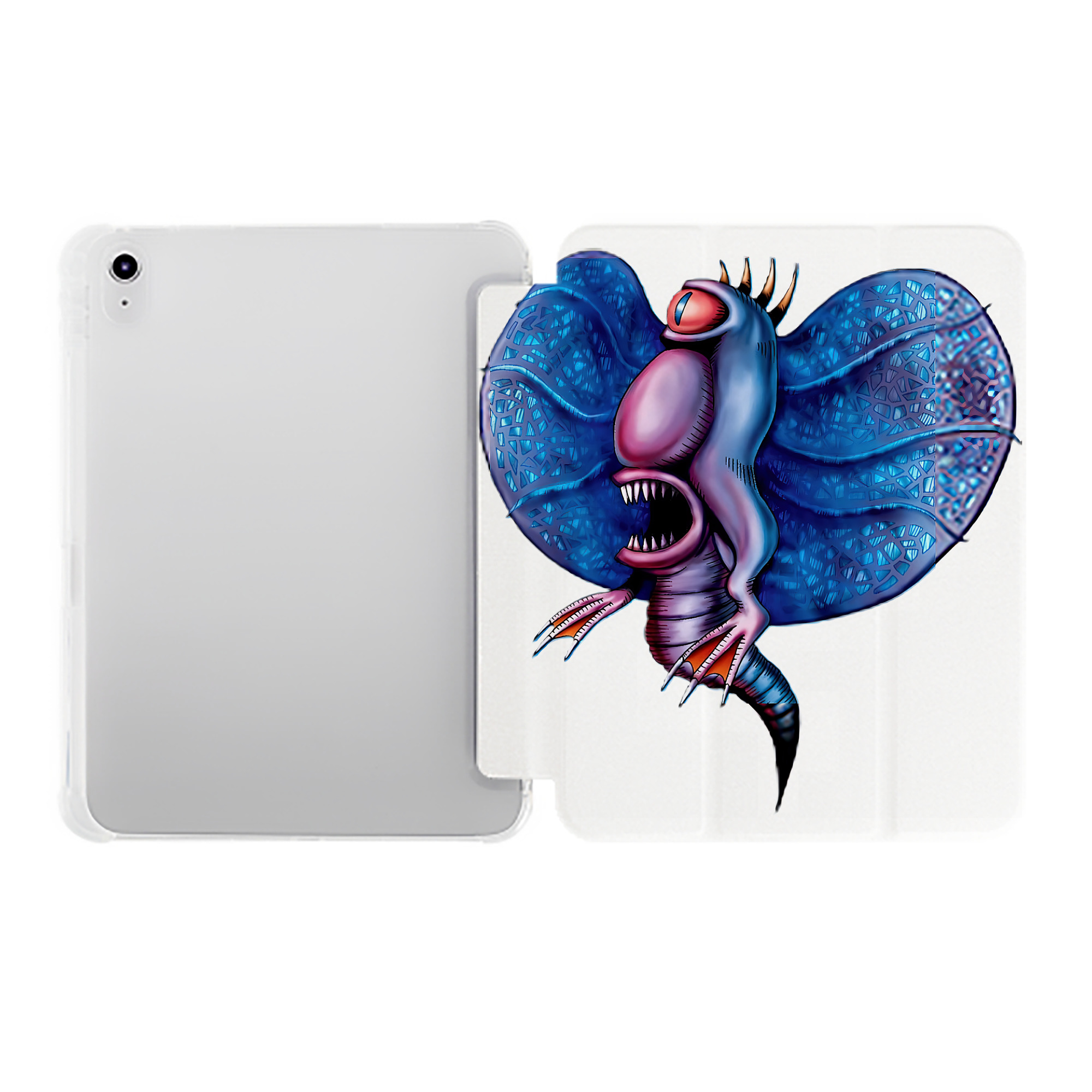 （画像用） 遊☆戯☆王 Yu-Gi-Oh! IPad ケース ペン収納付き 三つ折りスタンド PUレザー×シリコン 対応機種9.5/10.5/10.9インチ